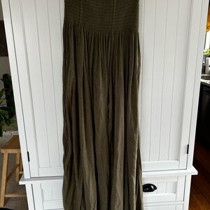 Olive Green Flowy Pants